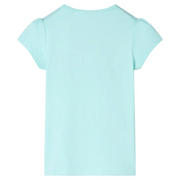 Maglietta da Bambina Acqua Chiaro 128
