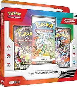 Pokemon Collezione illustrazione Primi Compagni d`avventura Serie 2, The Pokemon Company, Eta 6+