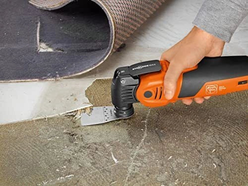 FEIN 72296863000 MULTIMASTER MM 700 MAX Utensile Multifunzione 450 W Attacco StarlockMax Cambio Accessori QuickIN Valigetta L-BOXX 136 colore Nero