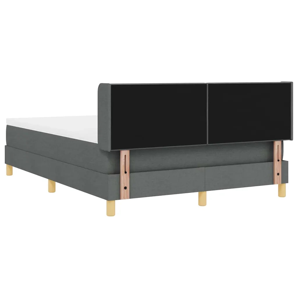 <strong>Letto a Molle< / strong> Grigio scuro 140 x 200 cm