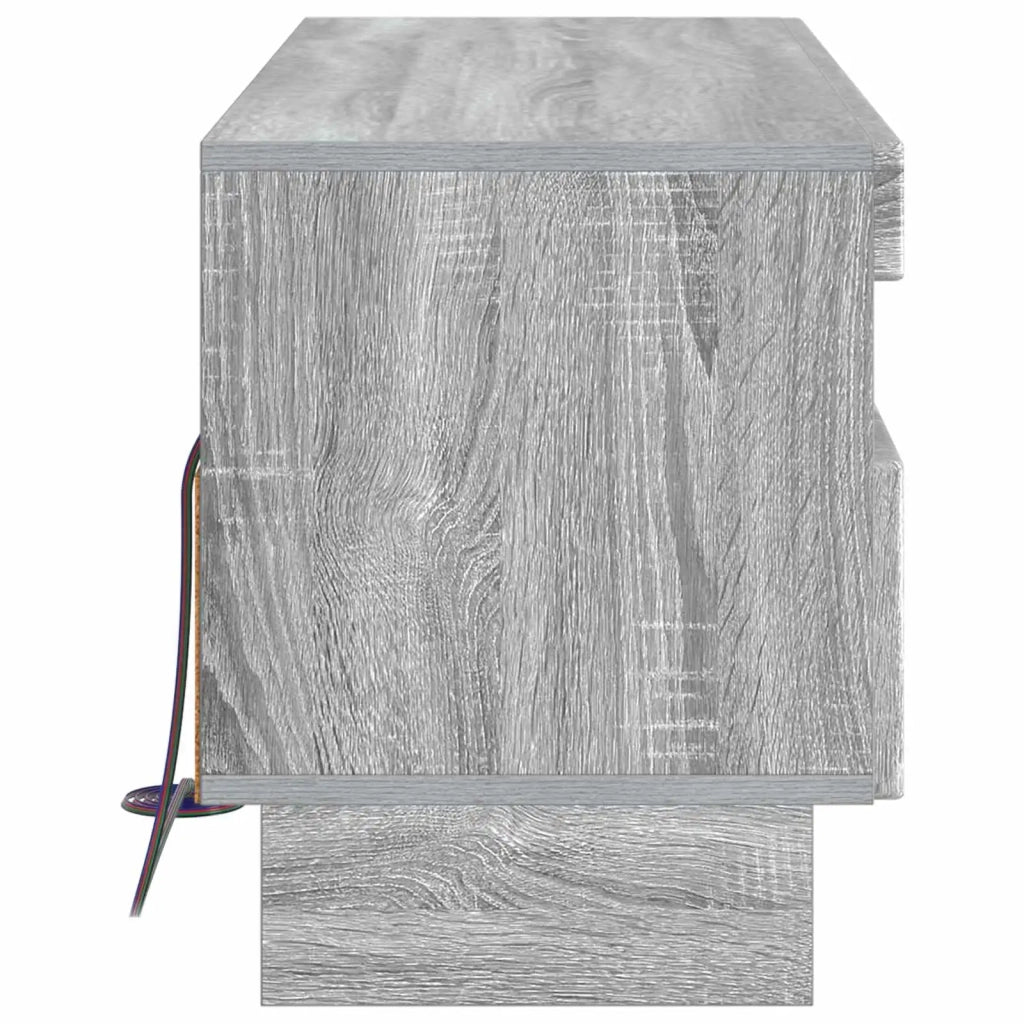 Mobile TV LED Sonoma grigio Legno ingegnerizzato 896121