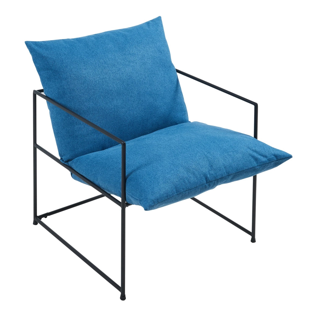 Poltrona lounge 90 x 61 x 70 cm blu 03_0009478