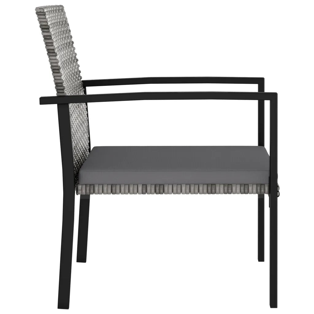 Set da Pranzo da Giardino 7 pz | Set Salotto da Giardino in Polyrattan Grigio