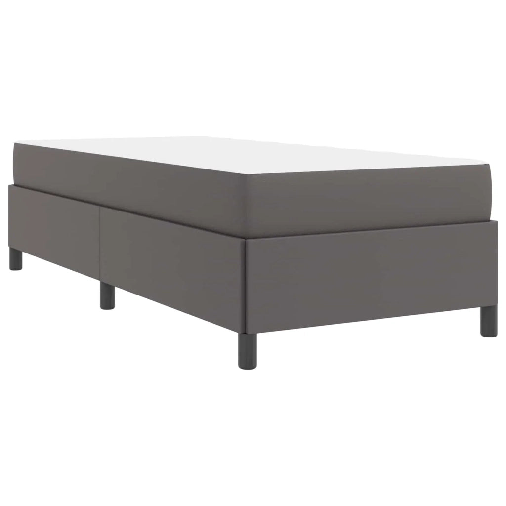 Struttura del letto con materasso Grigio 80 x 200 cm Tessuto 3398972