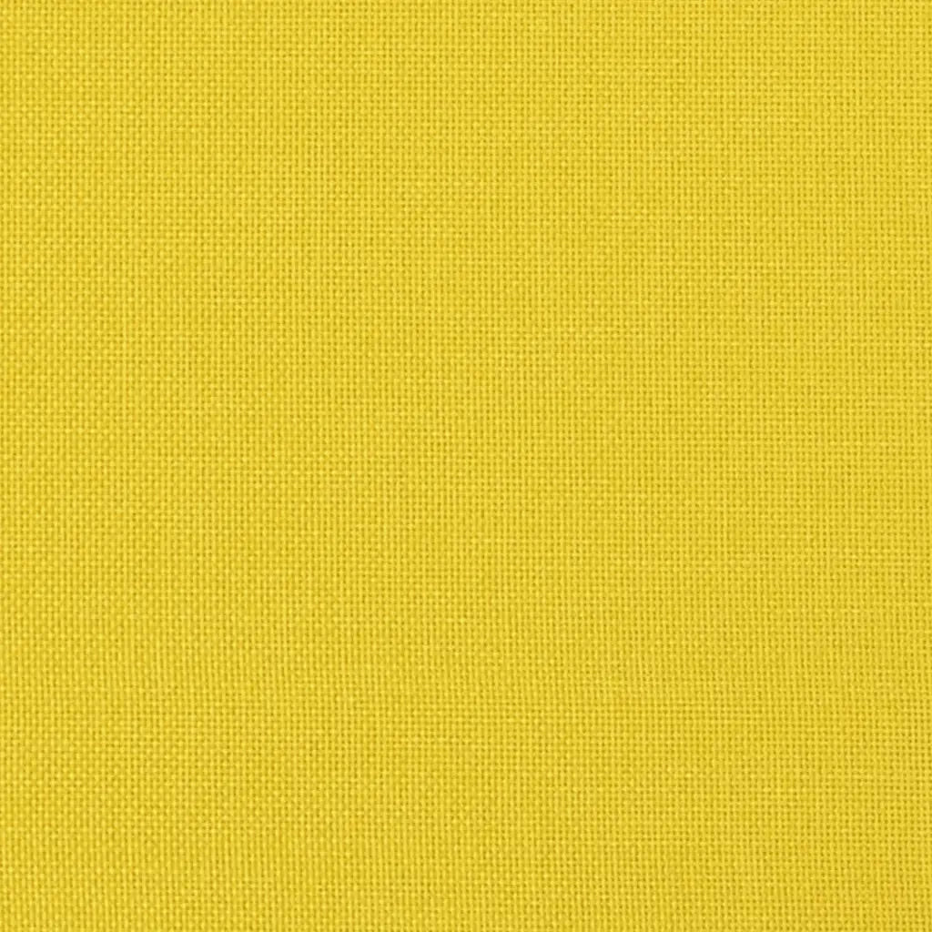 Divano a 2 Posti-Sofa 2 Posti Giallo Chiaro 140 cm in Tessuto 755088