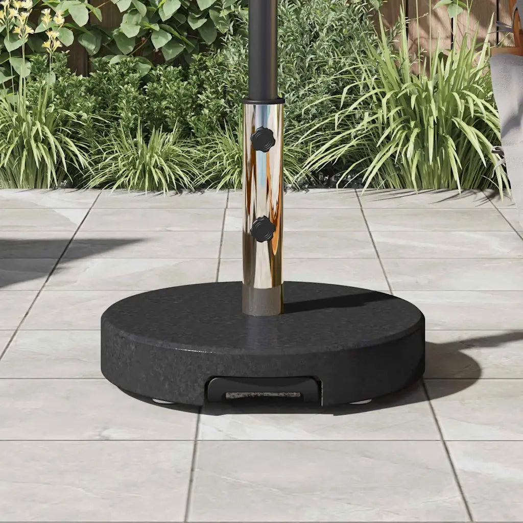 Base per ombrellone-Supporto per ombrellone Nero ? 45 x 37.5 cm Granito