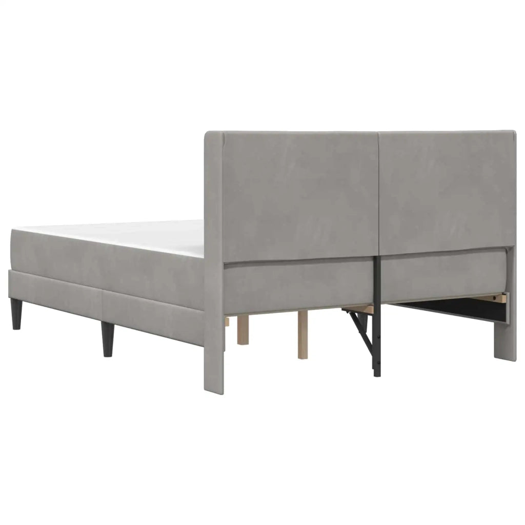 Struttura letto con materasso-Giroletto Grigio Chiaro 120 x 200 cm