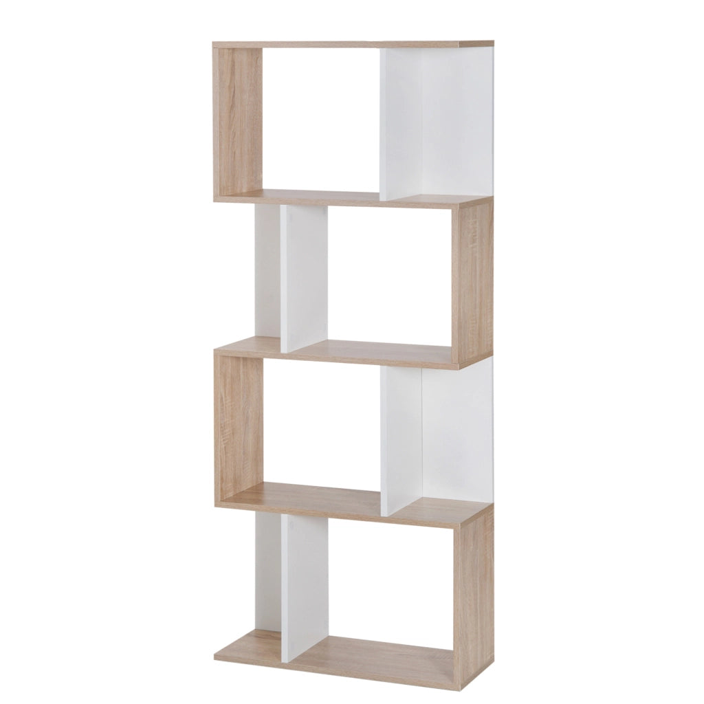 Libreria Ufficio 4 Ripiani Legno Moderna ¨C Minimal ¨C 60x24x148cm