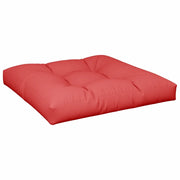 Cuscino per pallet | Cuscini per sedie Rosso 80x80x12 cm in Tessuto