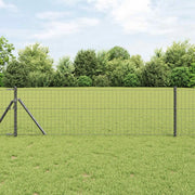 Palo della recinzione 2 pcs Grigio 70 cm 42012749