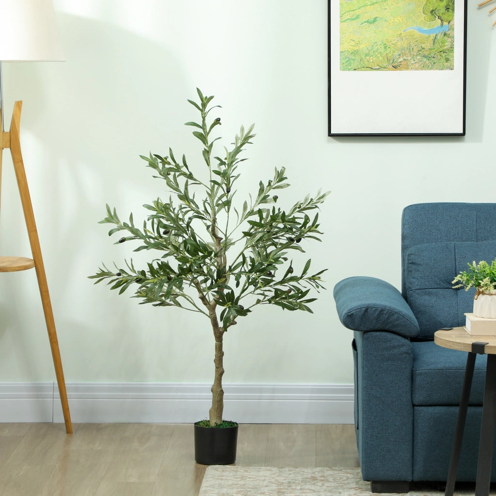 Albero di Olivo Artificiale ¨C Minimal ¨C Verde 120 cm