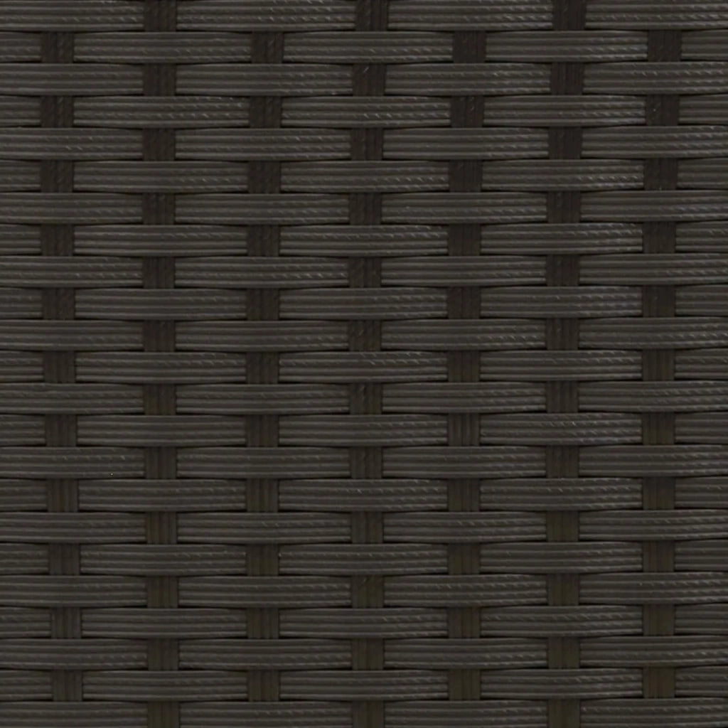 Sedia da giardino reclinabile Nero e Crema 64 x 57,5 x 112 cm 42026864