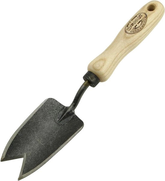 Lavatrice per Fiori Sottile 28.5 cm - Spada da Giardino Artigianale con Stud di Ustione - Acciaio Certificato FSC - Fatto in Olanda