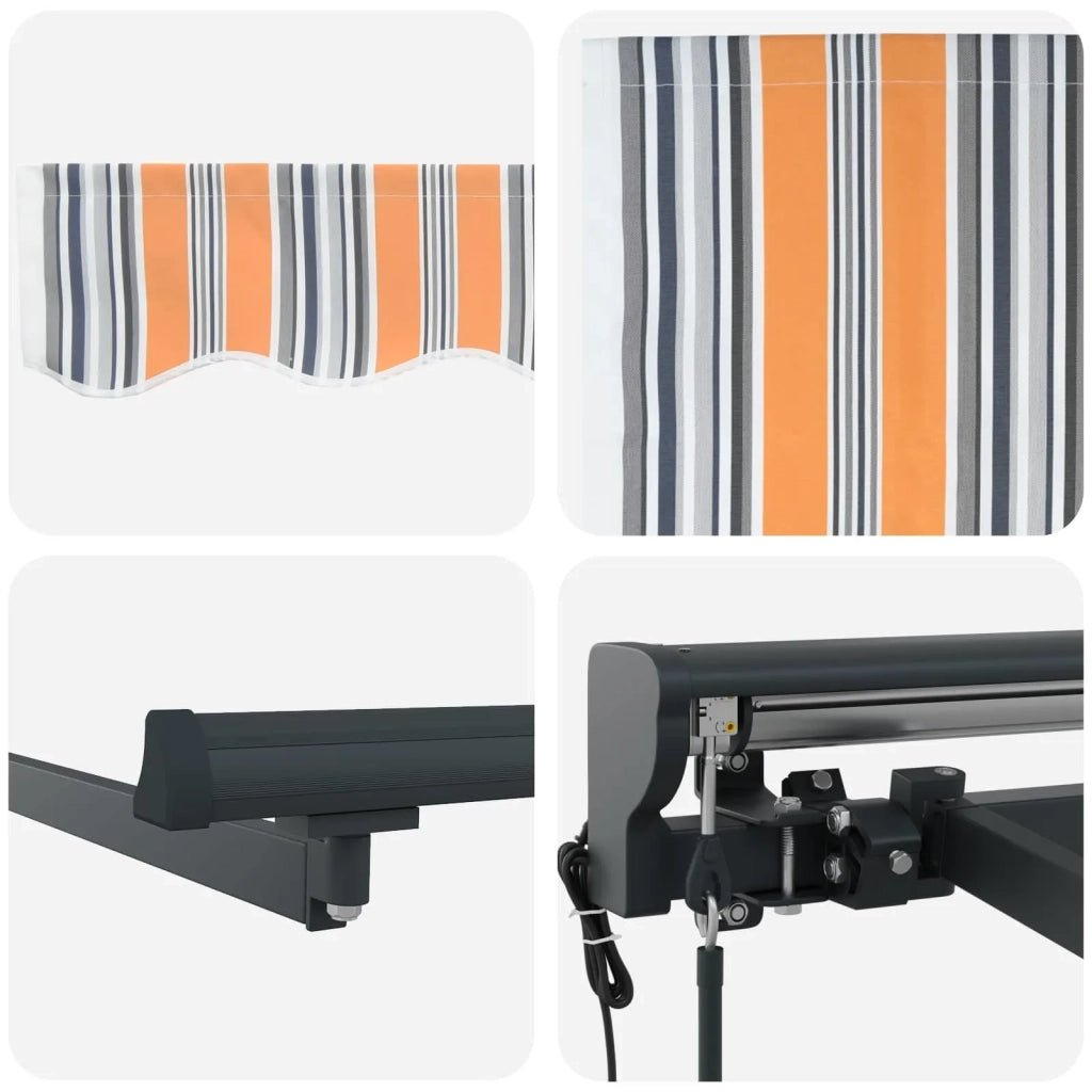Struttura della tenda Blu e Arancione 500 × 300 cm 3331296