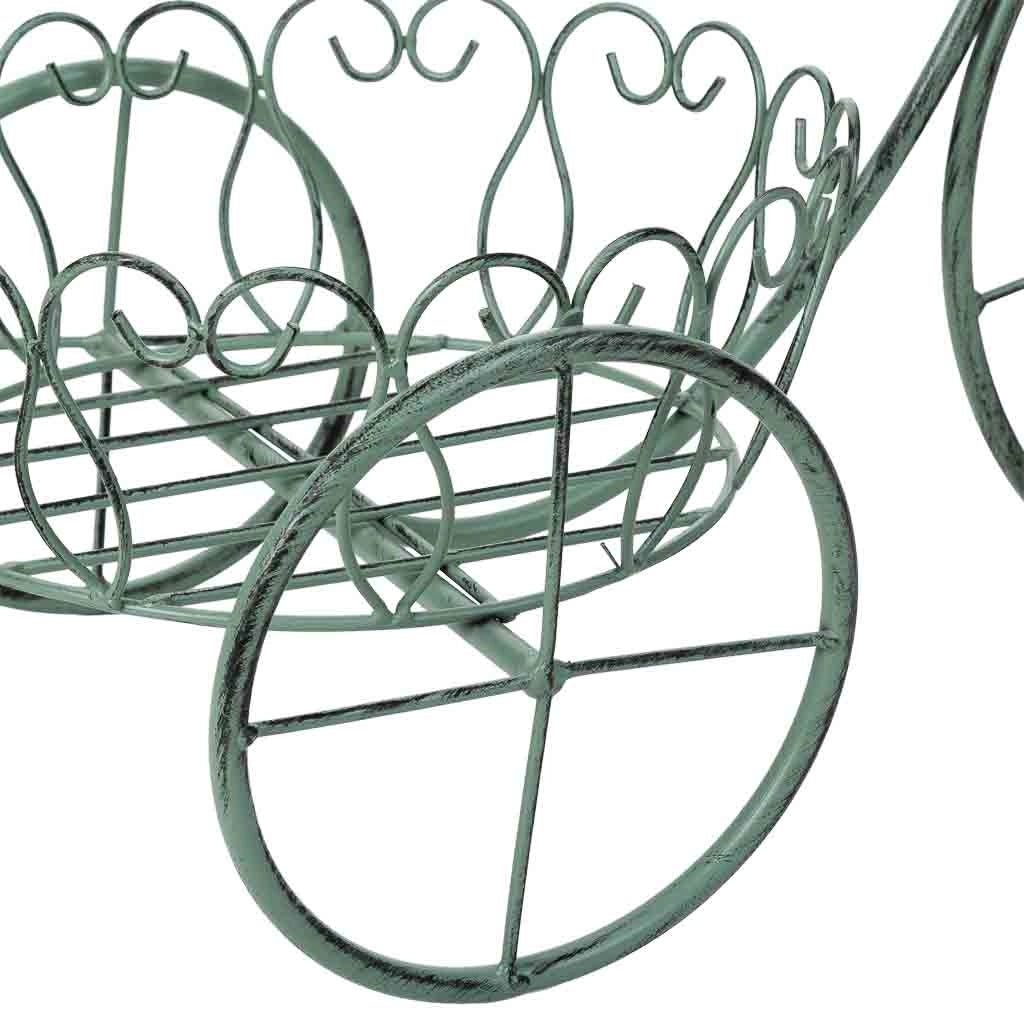 Portavaso verde, 58x27x35h cm