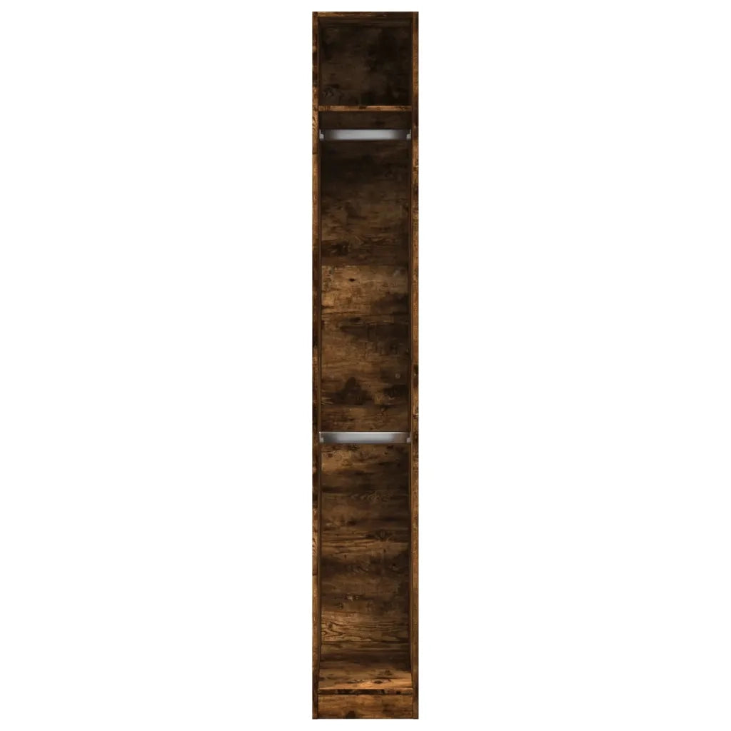Armadio Rovere Fumo 30x50x200 cm in Legno Multistrato 3307778