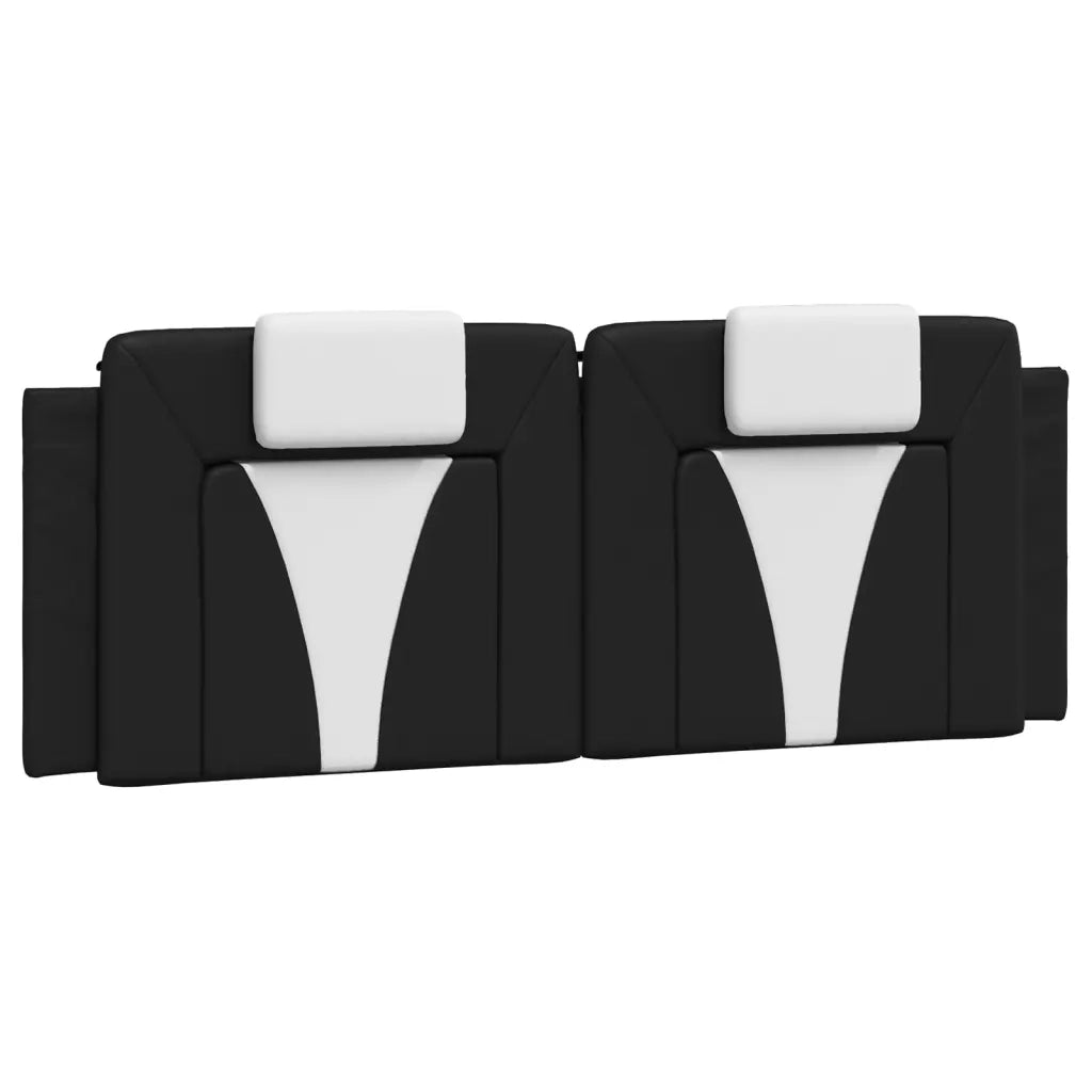 Giroletto Viana con LED senza Materasso Nero e Bianco 140x200 cm