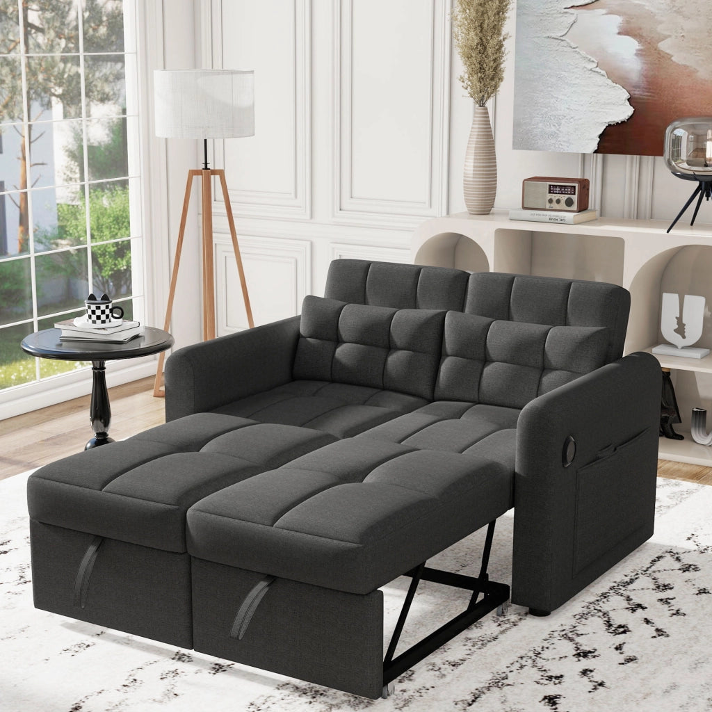 Divano letto moderno - Zephmum- 3 in 1 schienale regolabile USB