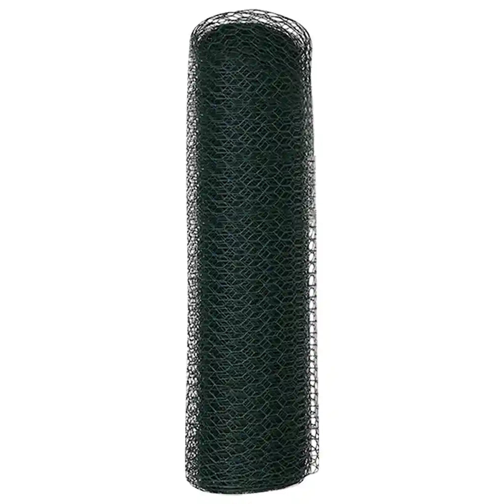 Recinzione Esagonale Verde 0,8 x 25 m PVC 42005381