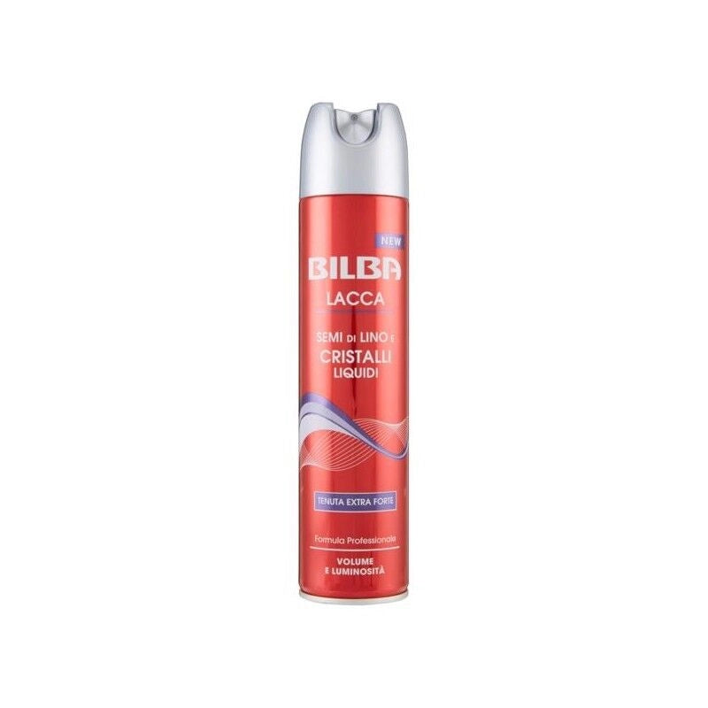 BILBA LACCA FISSAGGIO CAPELLI SEMI DI LINO TENUTA EXTRA FORTE 250ML