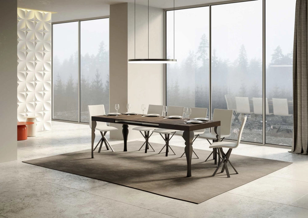 Tavolo Allungabile 140-224x80x77 cm Paxon Noce