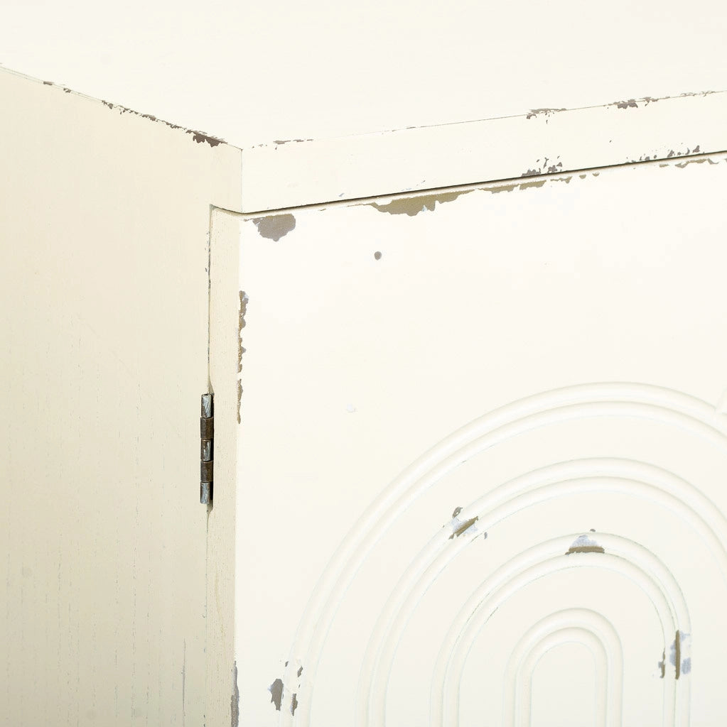 Credenza in legno con 2 porte 70x35x84