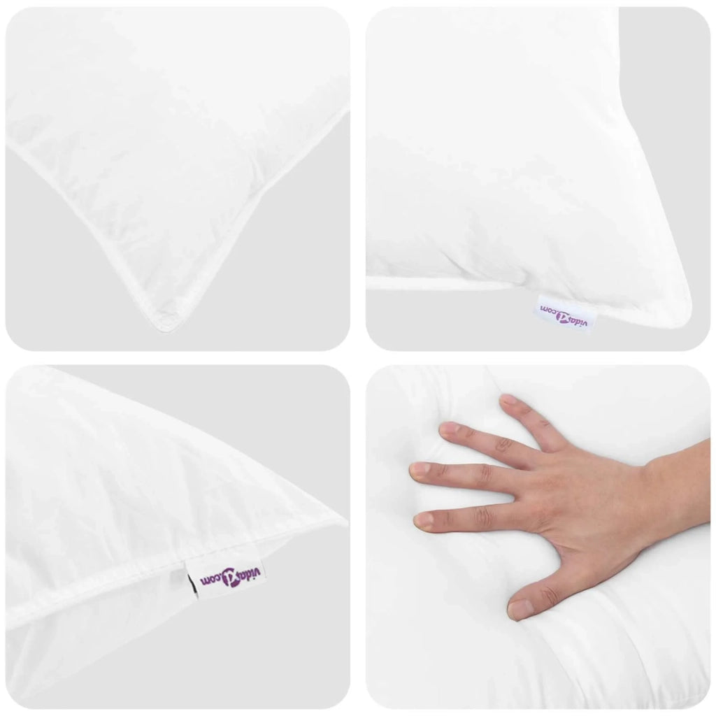 Set di Piumoni con cuscino 3 pcs Bianco Piuma d'anatra 3377110