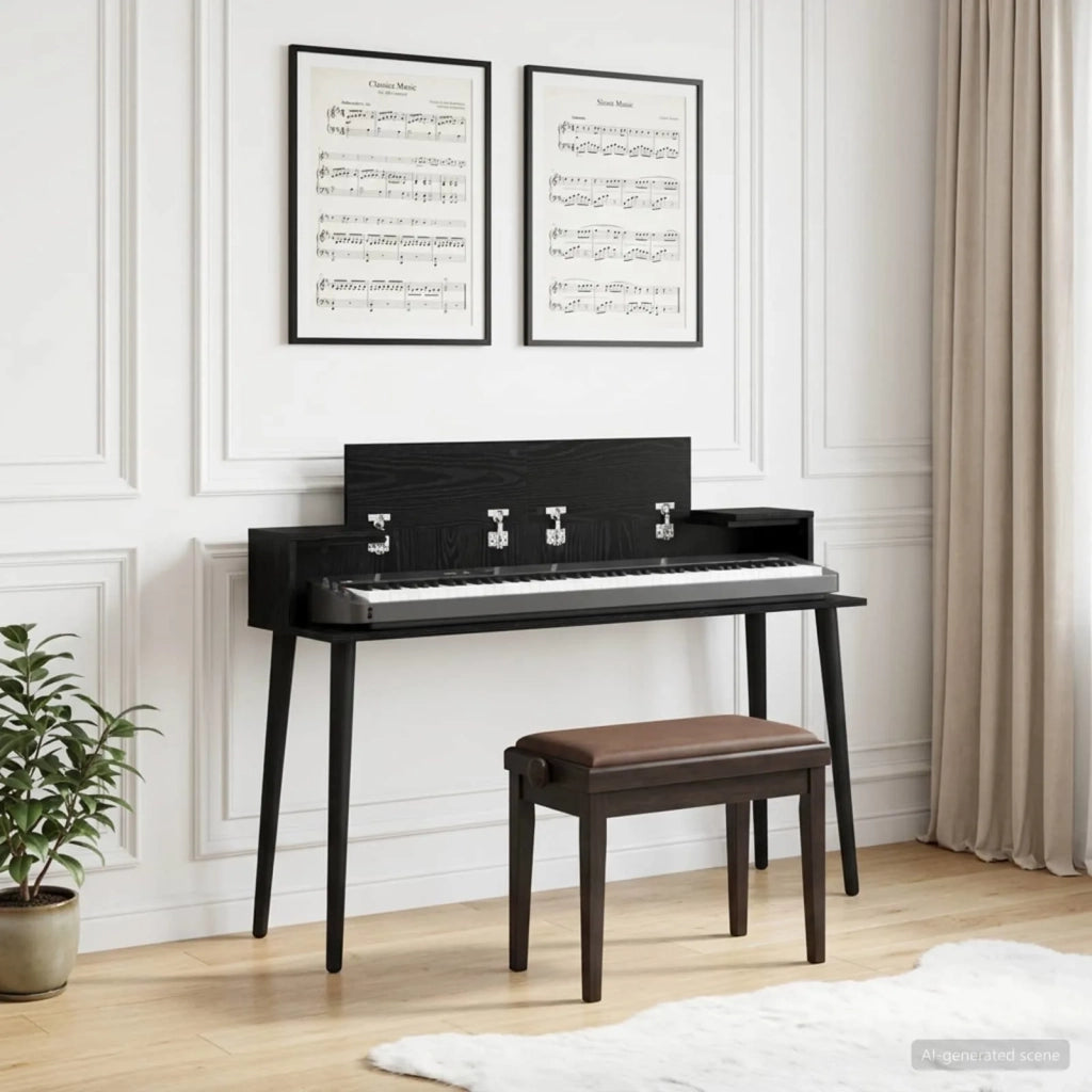 Scrivania studio Rovere Nero 110 x 36 x 19,5 cm 8006709