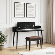 Scrivania studio Rovere Nero 110 x 36 x 19,5 cm 8006709