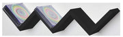 MENSOLA ZIG ZAG DIMENSIONI 59X12X12 CM IN COLORE NERO