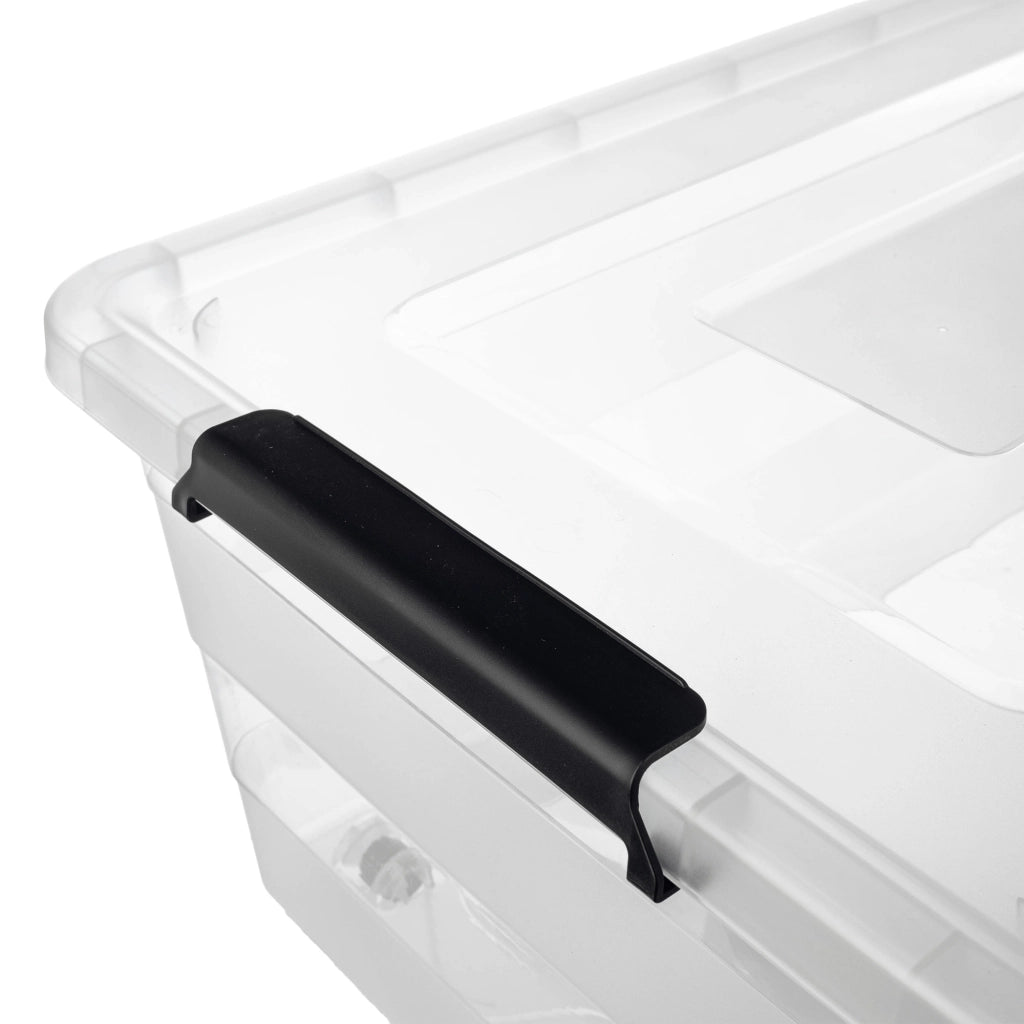 Organizzatore per giocattoli in plastica KADAX da 40 litri con coperchio