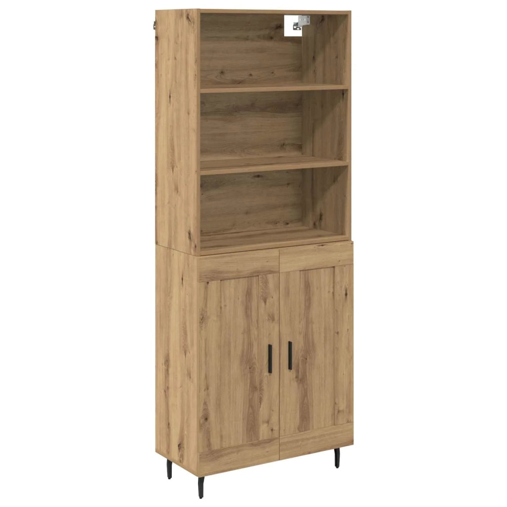 Credenza-Buffet-Armadio da cucina Rovere artigianale 69,5 x 34 x 180 cm 490943