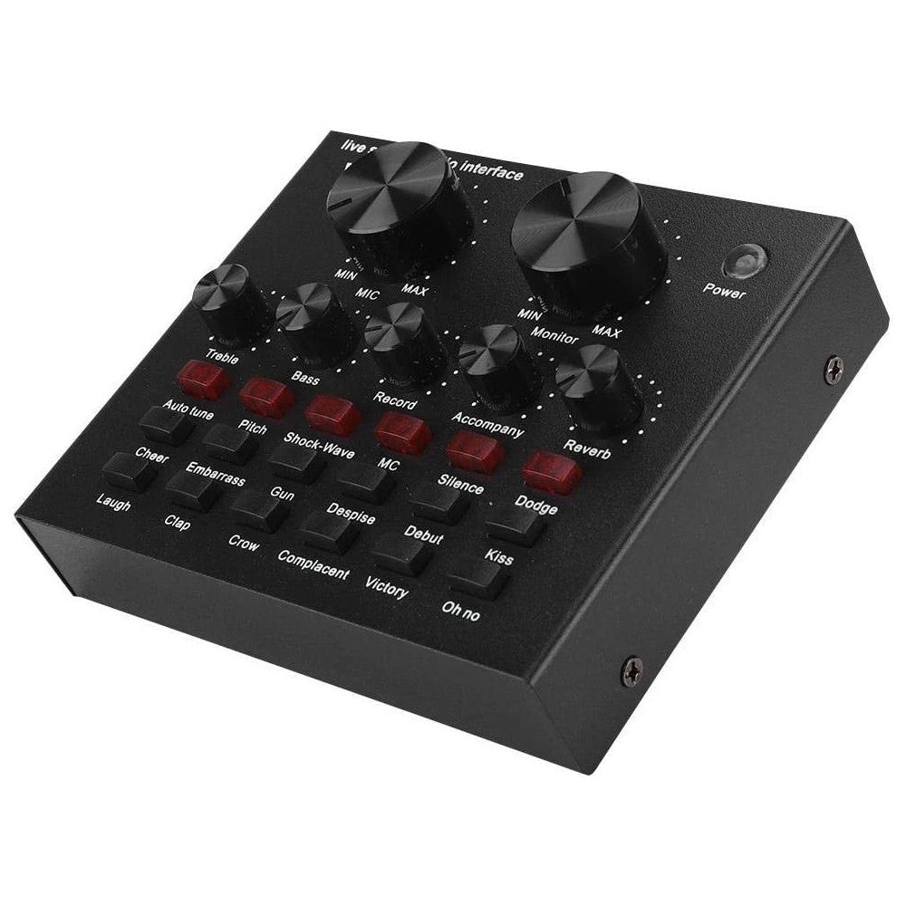 Trade Shop - Scheda Audio Suono Esterna Bluetooth Usb Per Streaming Live Su Cellulare Q-mic1 -