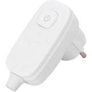 SPINA MOBILE SCHUKO + INTERRUTTORE AIGOSTAR - BIANCO 2P+T 16A- 3 pezzi