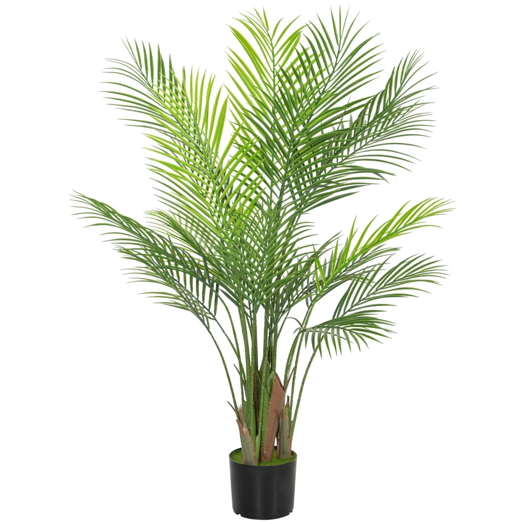 Palma artificiale ¨C Minimal ¨C verde, 120 cm, vaso in plastica