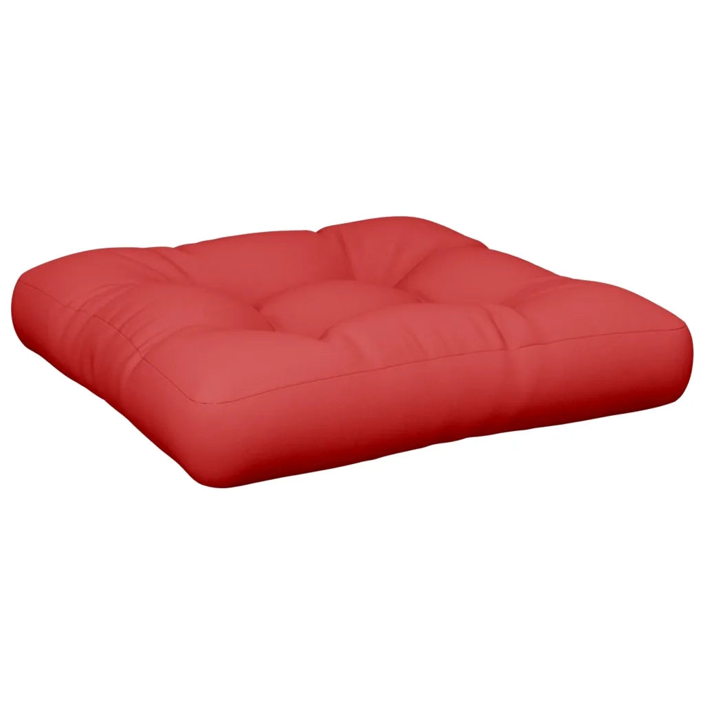 Cuscini per Pallet 2 pz Rossi in Tessuto 360673