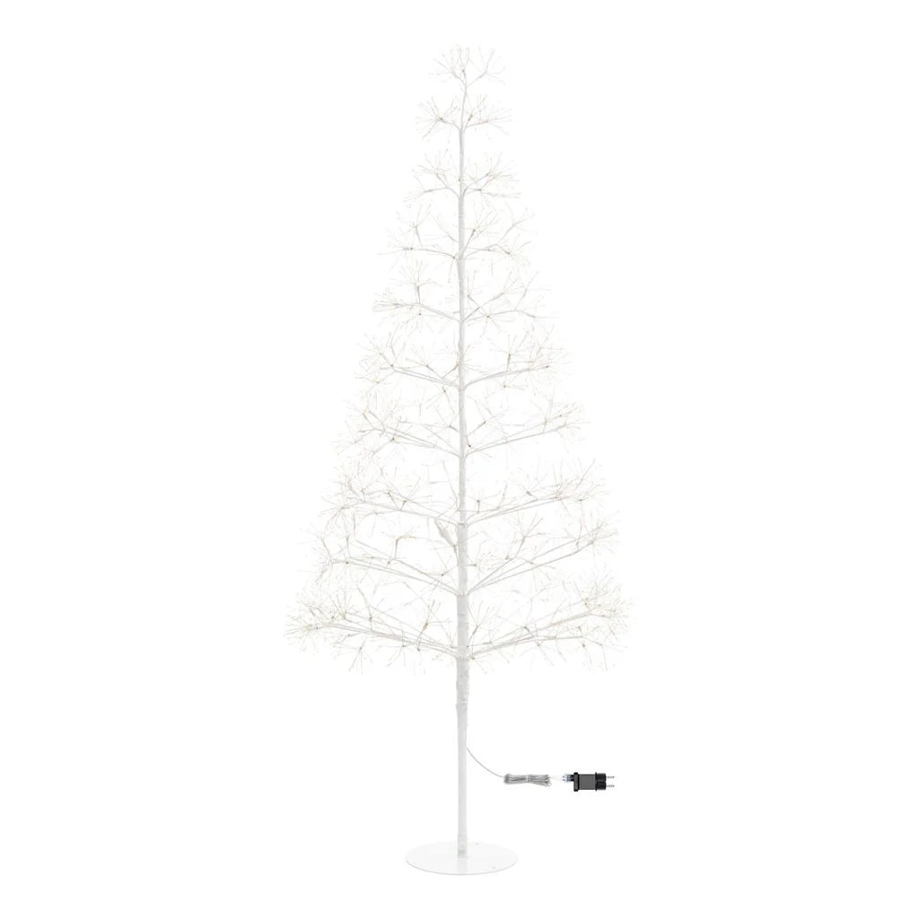 Albero Bianco con microled bianco caldo, uso interno - 2.1 METRI
