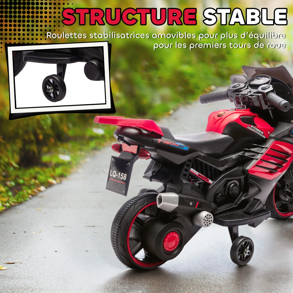 Moto Elettrica Bambini 6V ¨C Minimal ¨C Rosso