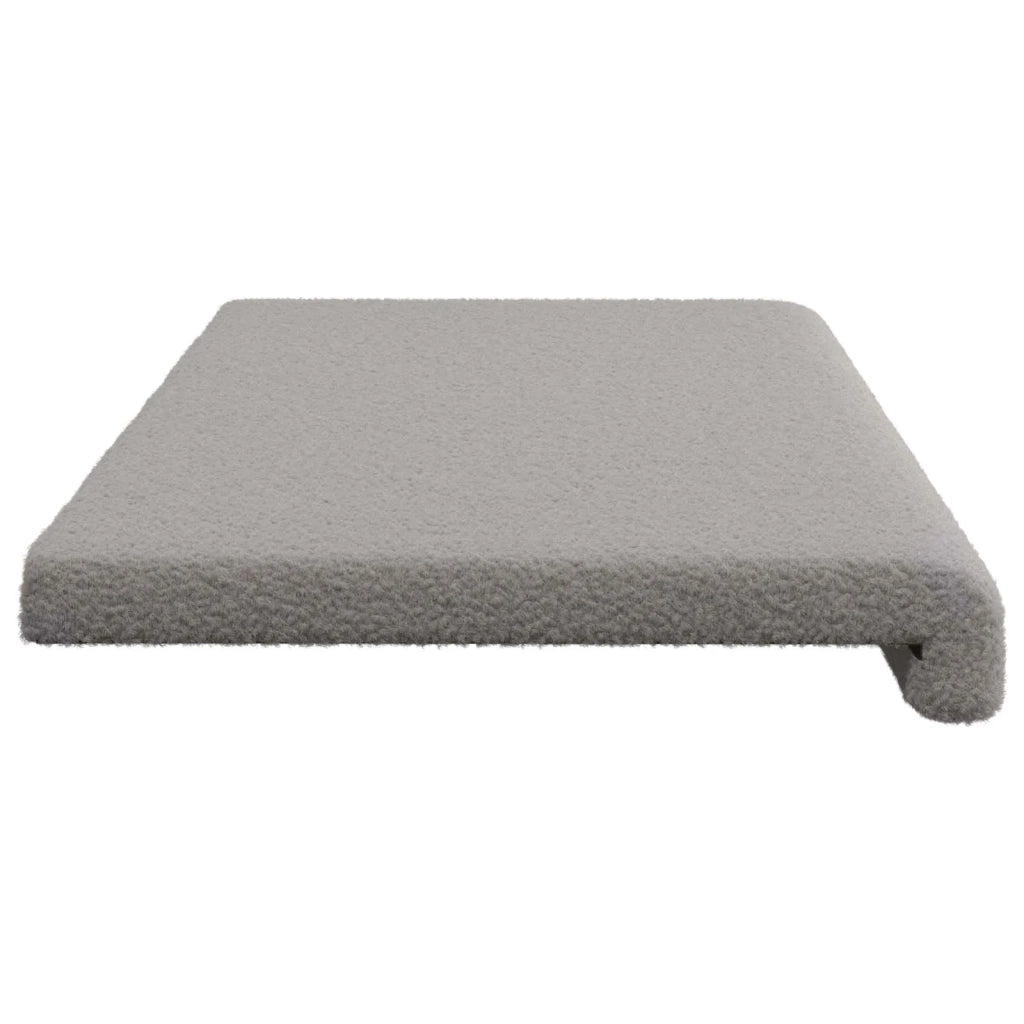 Cuscino per panchina Tessuto Sherpa Grigio Chiaro 42043380