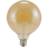 Lampadina LED Filament G125 E27 2000K 350lm Ambra Polux
