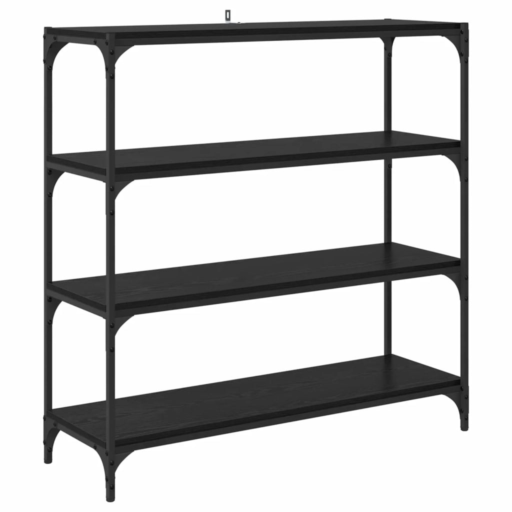 Armadio per Libri Rovere Nero 100 x 33 x 100 cm 881119
