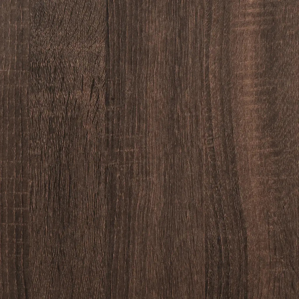 Scarpiera Rovere Marrone 75x38x97,5cm Legno Multistrato Metallo 3300869
