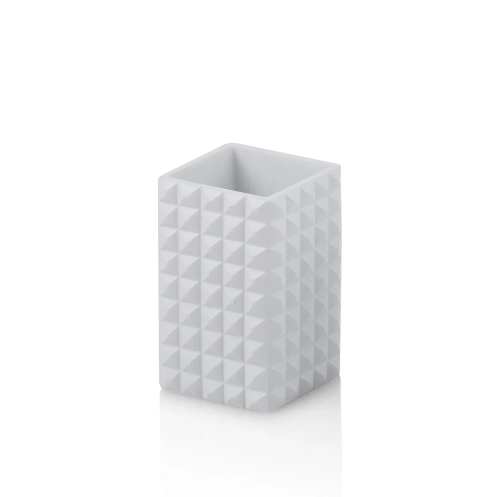 Bicchiere portaspazzolino DAKAR bianco
