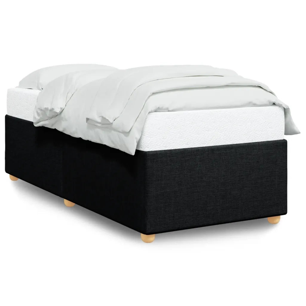 Giroletto senza Materasso Nero 90x190 cm in Tessuto 3284696