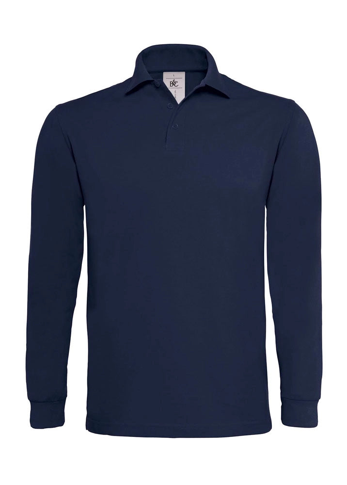 POLO MANICA LUNGA BLU Tg. M