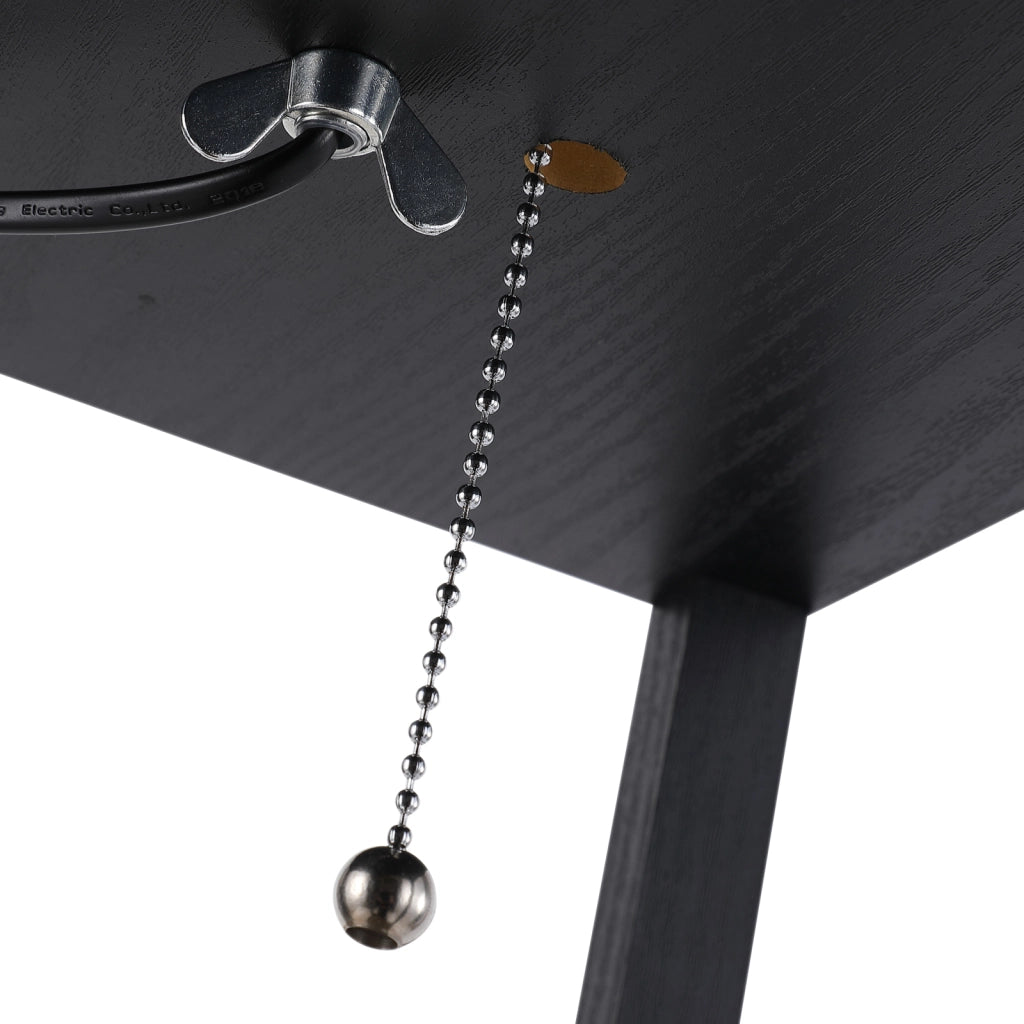Lampada a Terra con Mensole ¨C Minimal ¨C 26x26x160 cm Nero Bianco