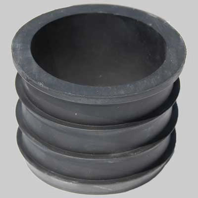 RIDUZIONE IN GOMMA NERA PER RACCORDO TUBI  75 x 63     MADE IN ITALY