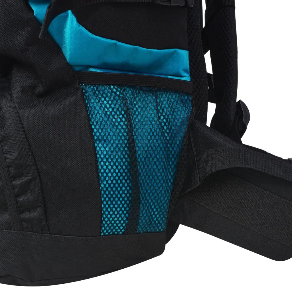 Zaino da Escursioni XXL 75 L Nero e Blu 91105