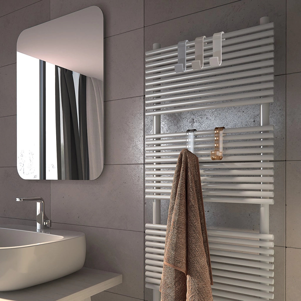 Appendiabiti termoarredo mago bianco | design moderno