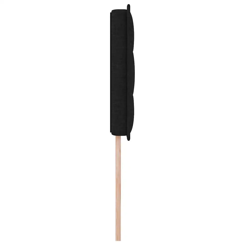 Testiera LED con strisce LED con testiera Nero 100 cm Tessuto 3337980